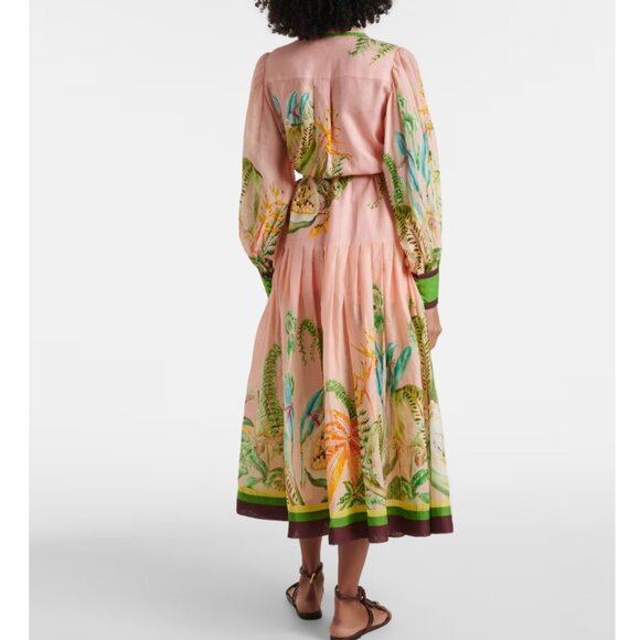 Alemais Papaya Bloom Belted Maxi Dress - Picture 5 of 15